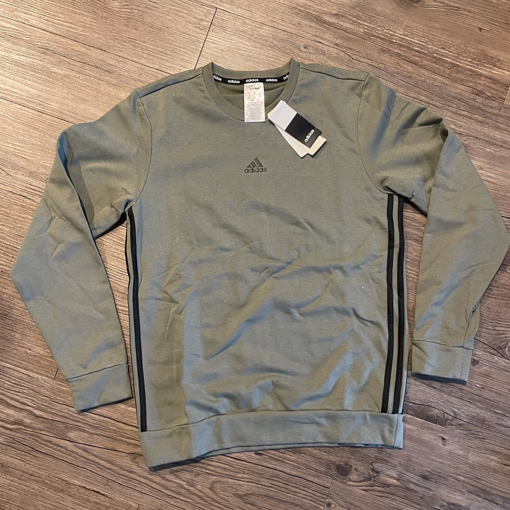 NWT Olive Green Adidas sweatshirt